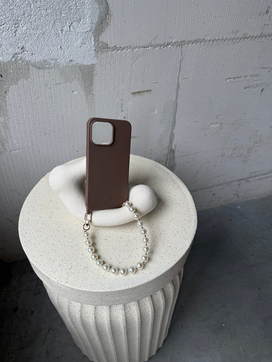 Brown case + short cord