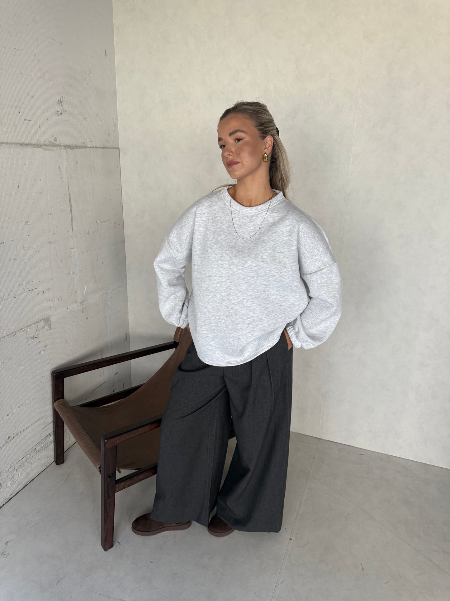 Trui Noeloe comfy grijs