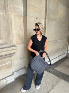 crossbody tas grijs