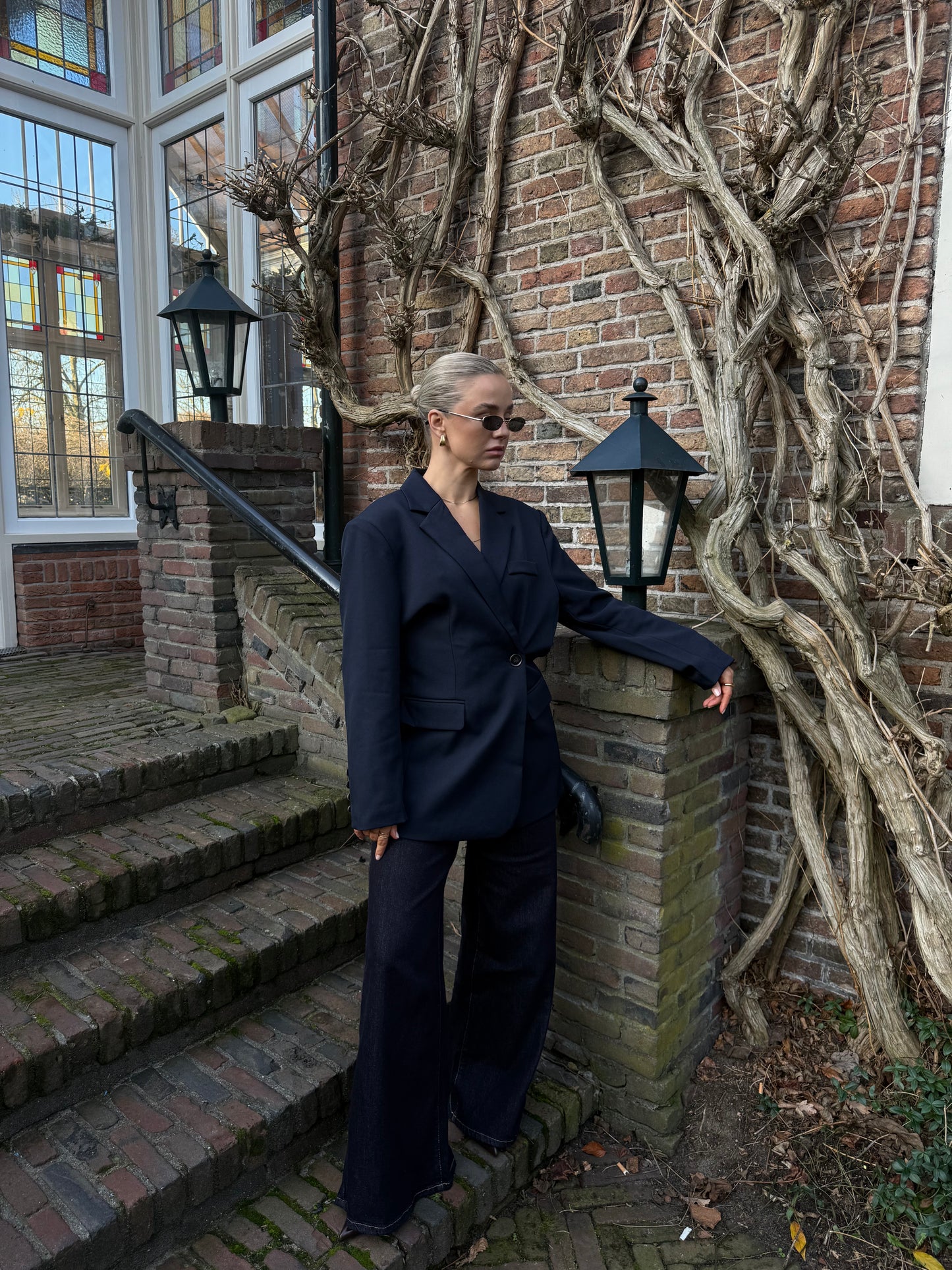 Colbert donker blauw