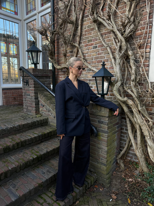 Colbert donker blauw