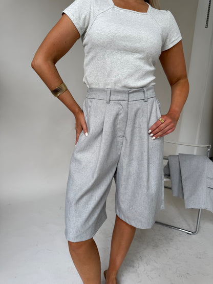 pantalon broekje kort grijs