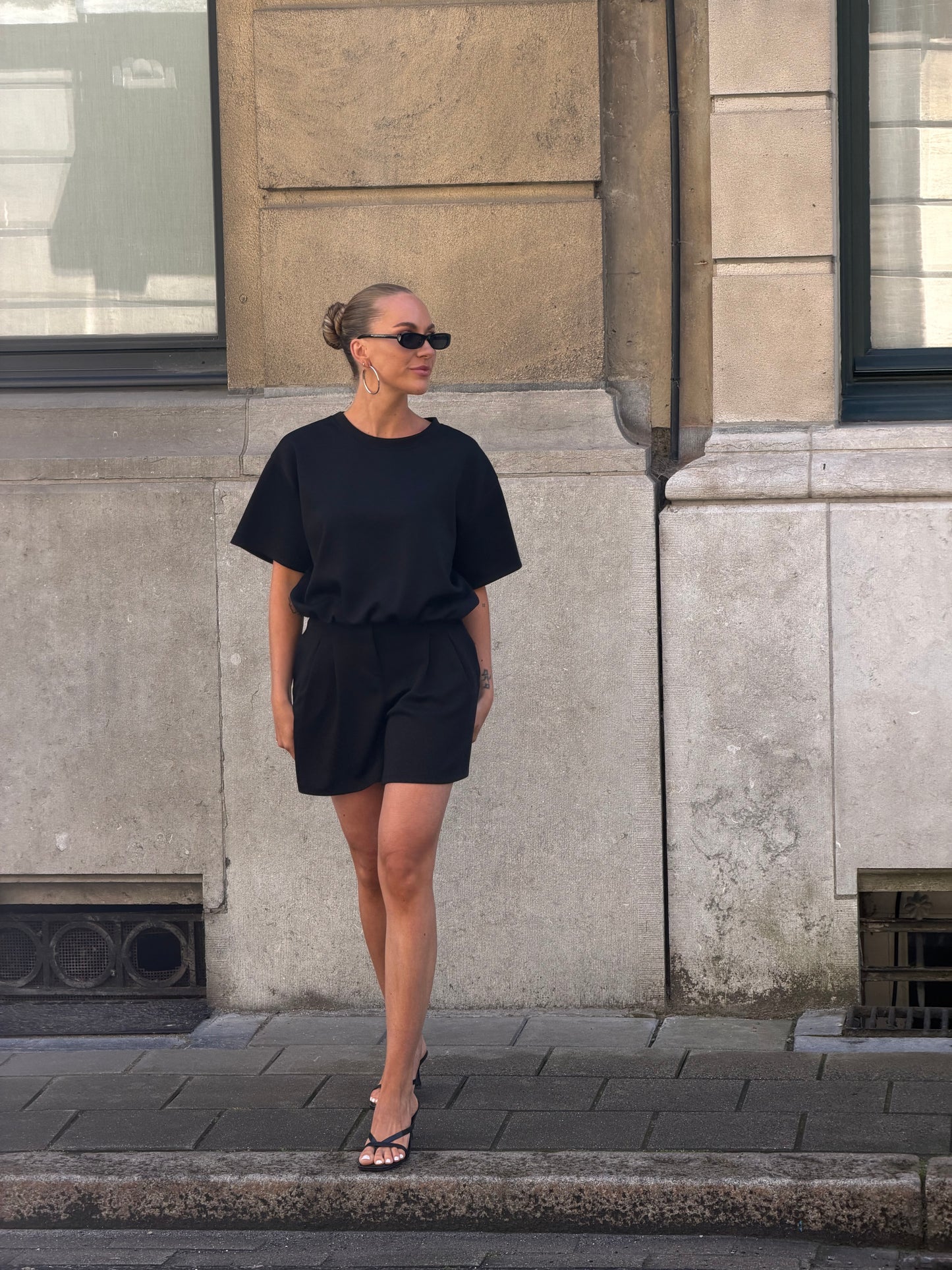 Zwarte jogging set