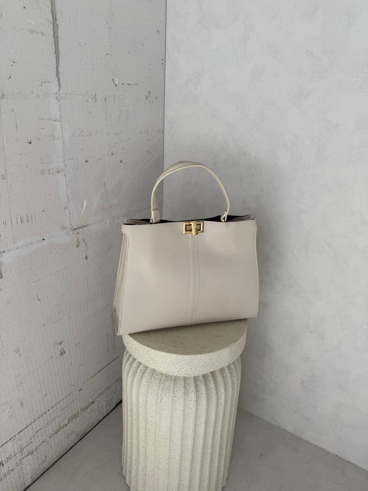 Tas crème groot