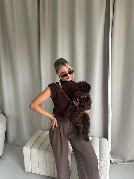 Pantalon bruin