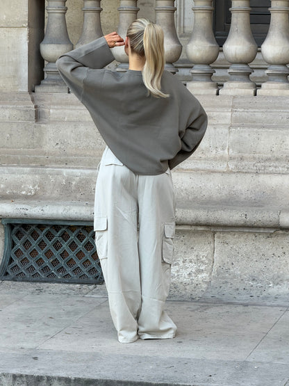 Cargo broek beige