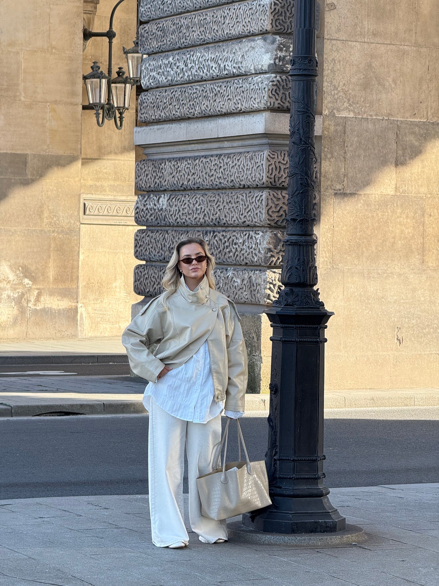 Jack beige hoge hals