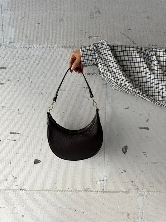 Moon bag donkerbruin