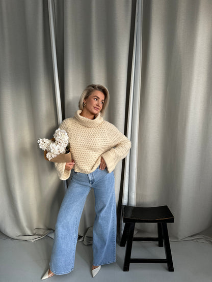 Jeans light blue wide leg