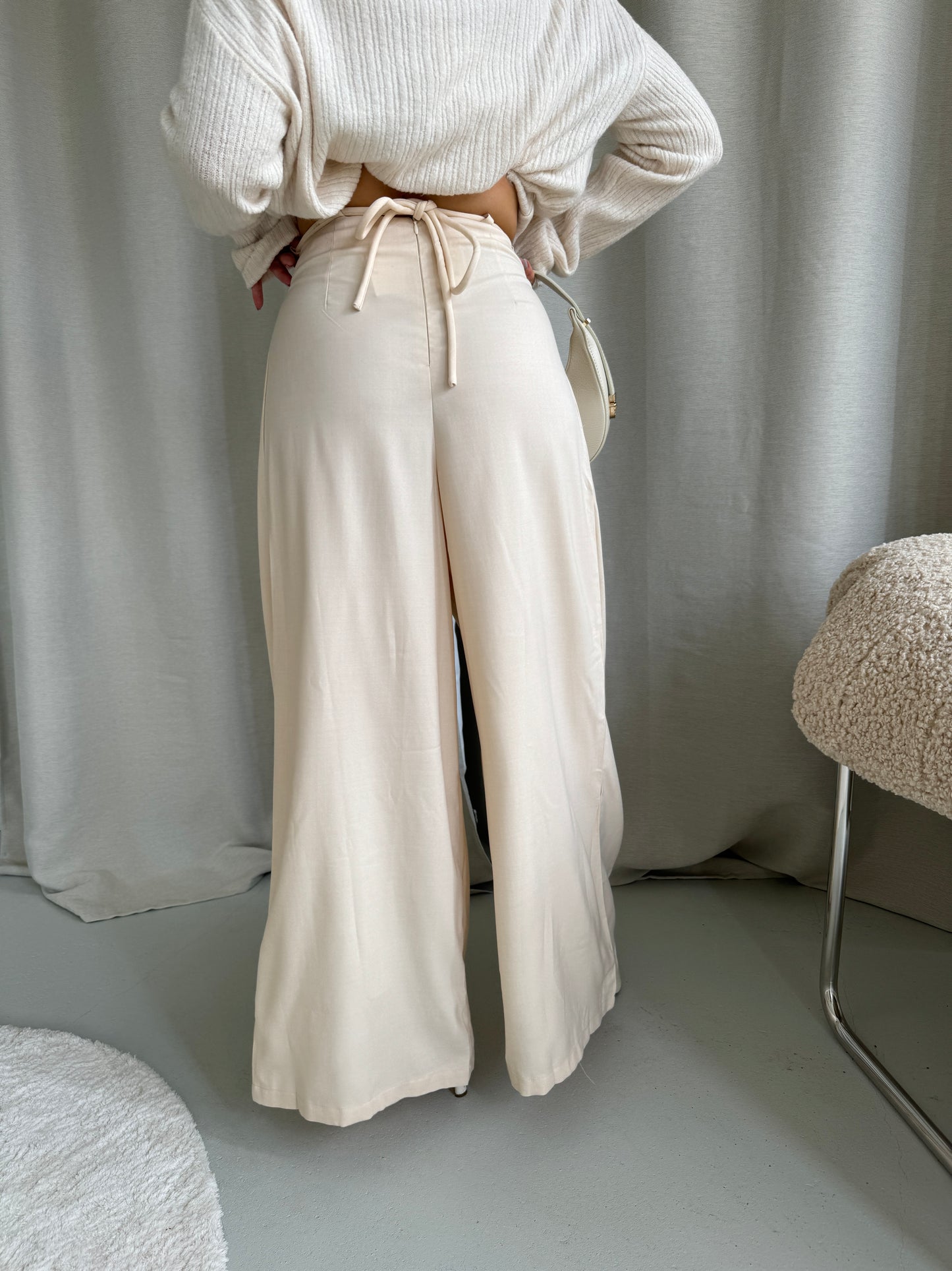 Pantalon touw crème