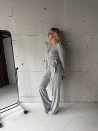 Broek soft grijs