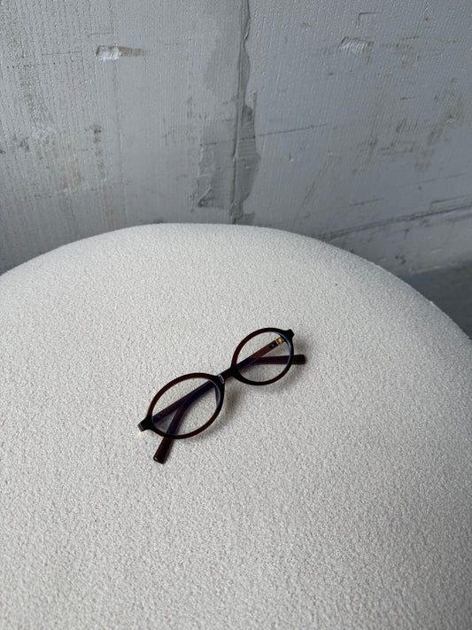 Glasses blue lenses