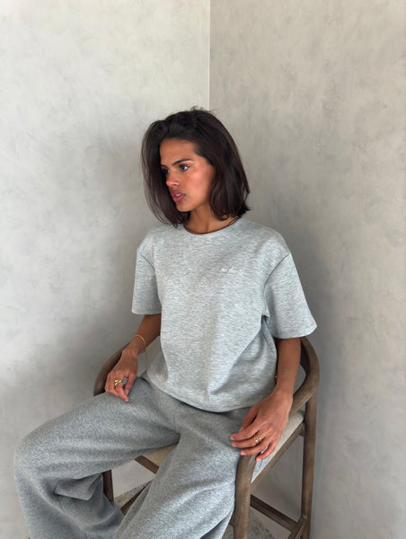 Noeloe t-shirt licht grijs