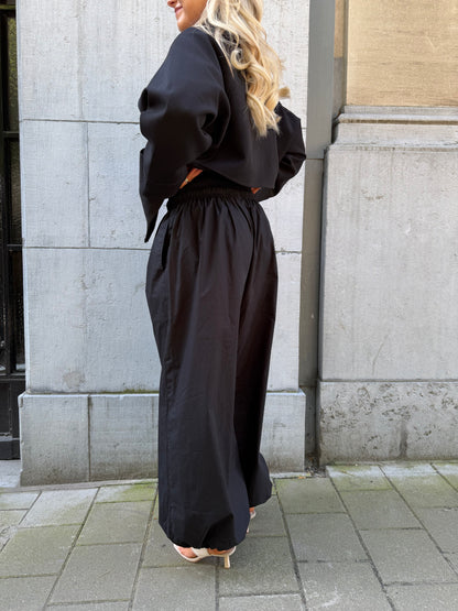 Zwarte ballon broek