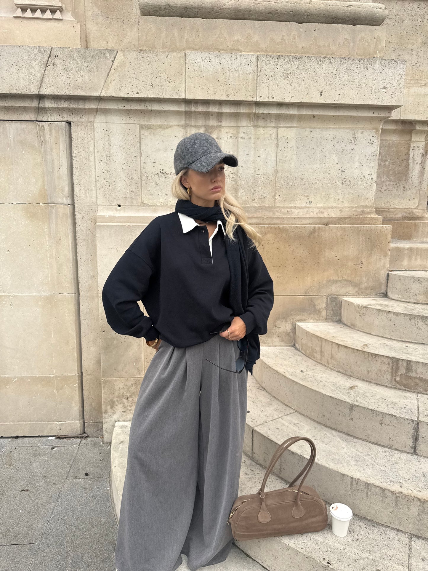 Polo trui donkerblauw