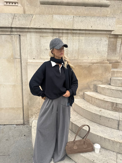 Polo trui donkerblauw