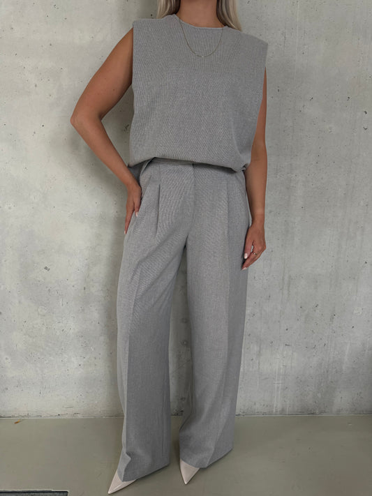 Pantalon licht grijs
