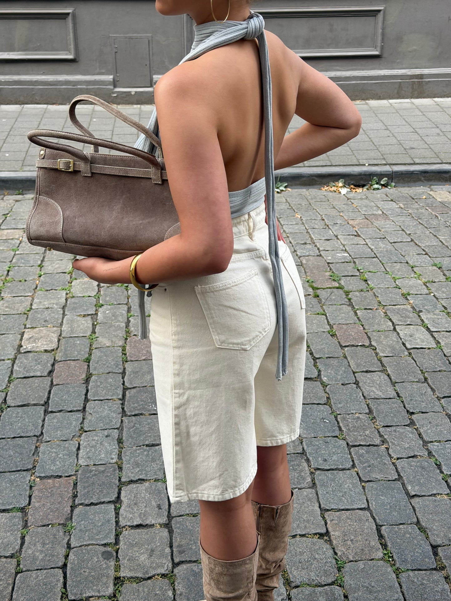 Hals top grijs