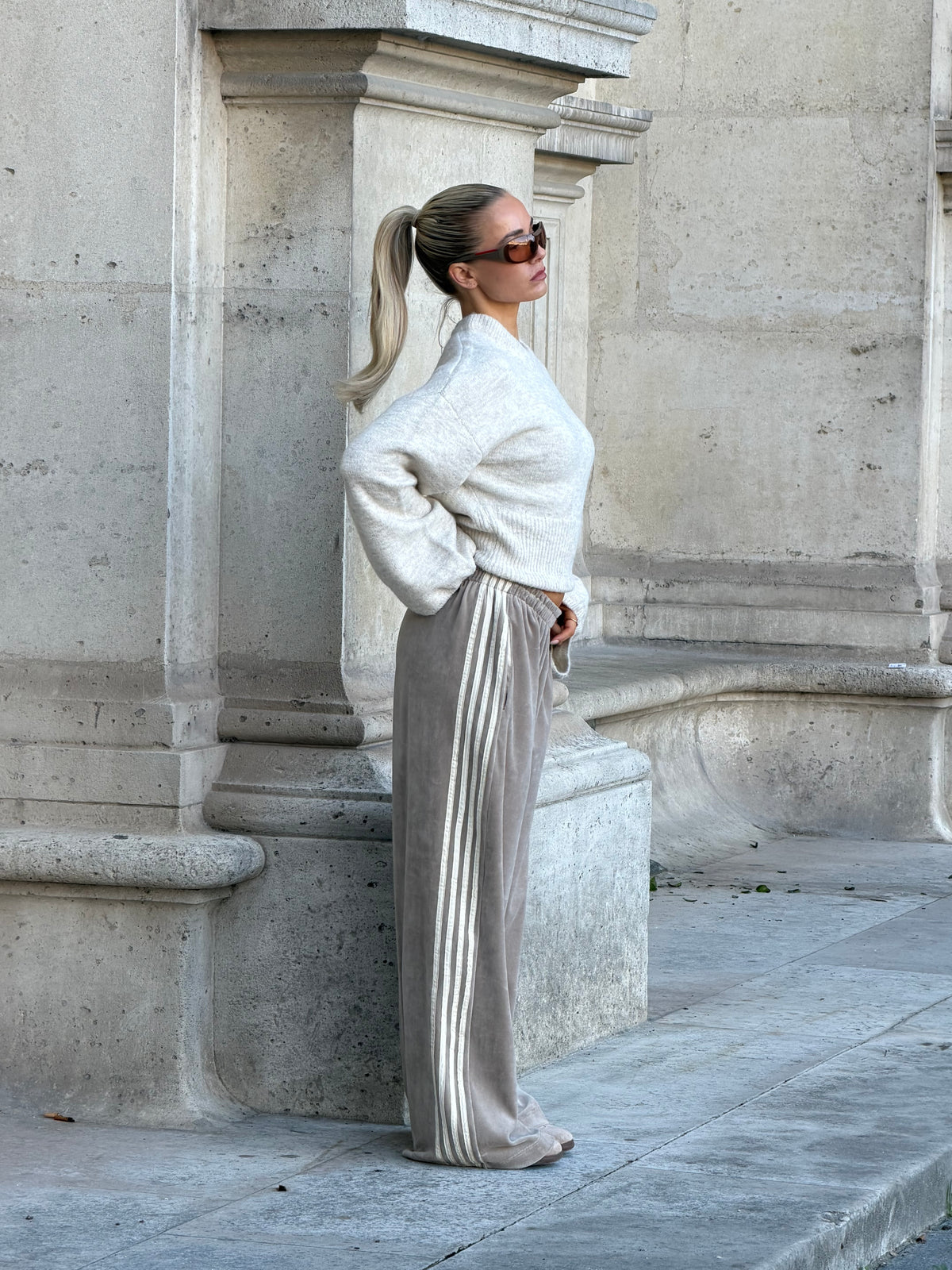 Trui gebreid beige