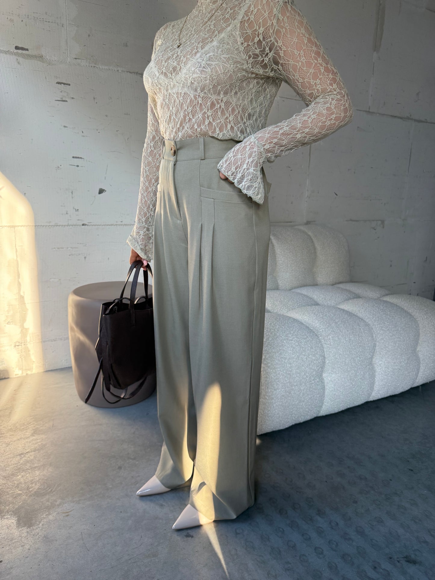 Khaki trousers