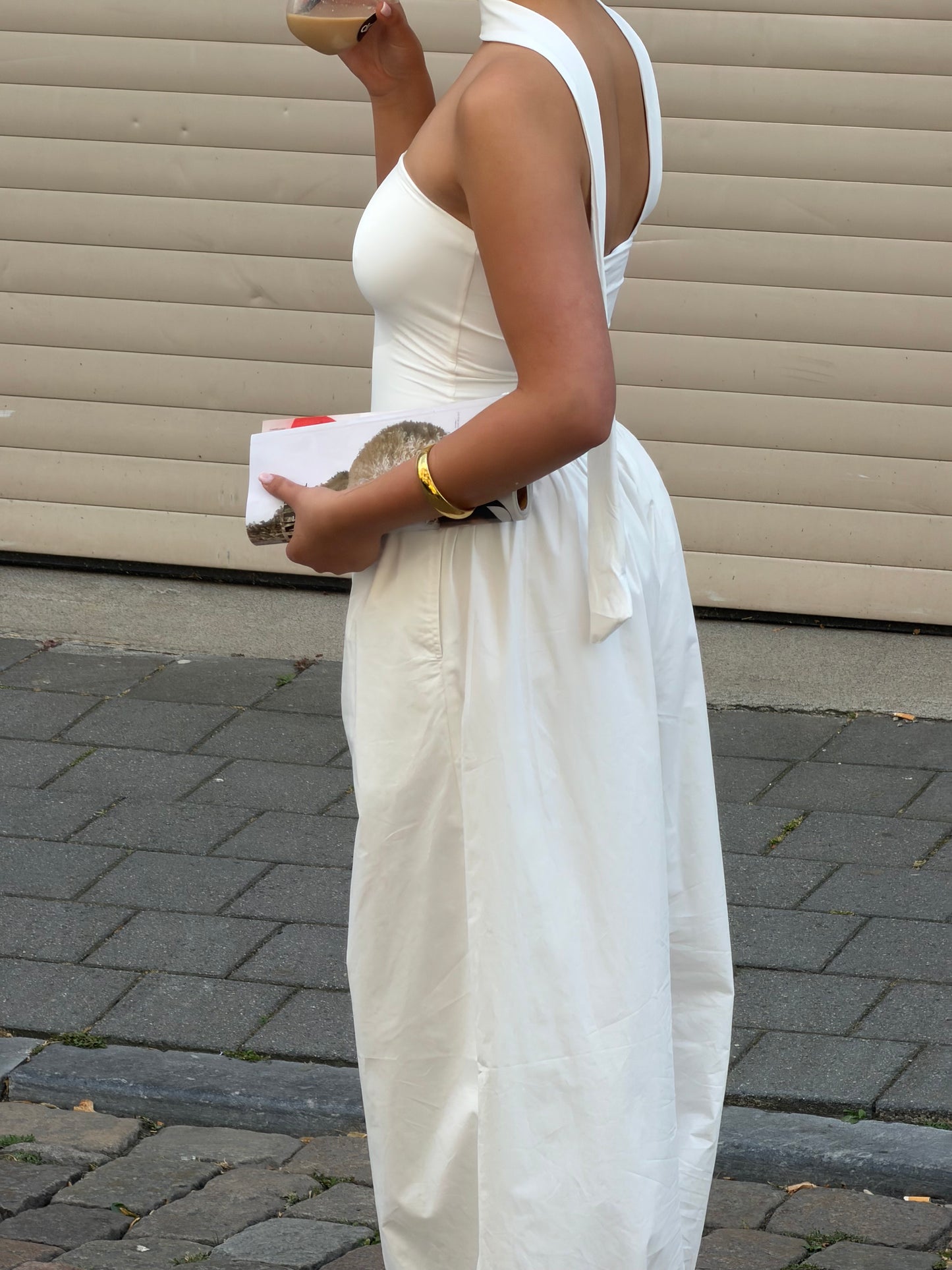 Witte ballon broek