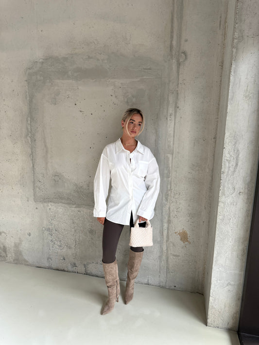 Blouse wit met knoopjes