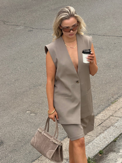 Gilet taupe