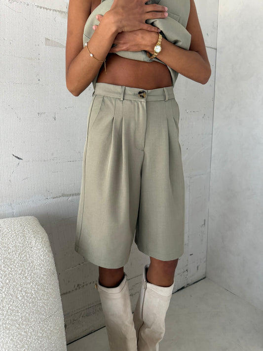 Korte pantalon green