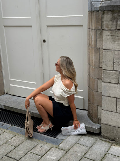 Beige top