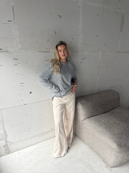 Shirt schoudervulling grijs