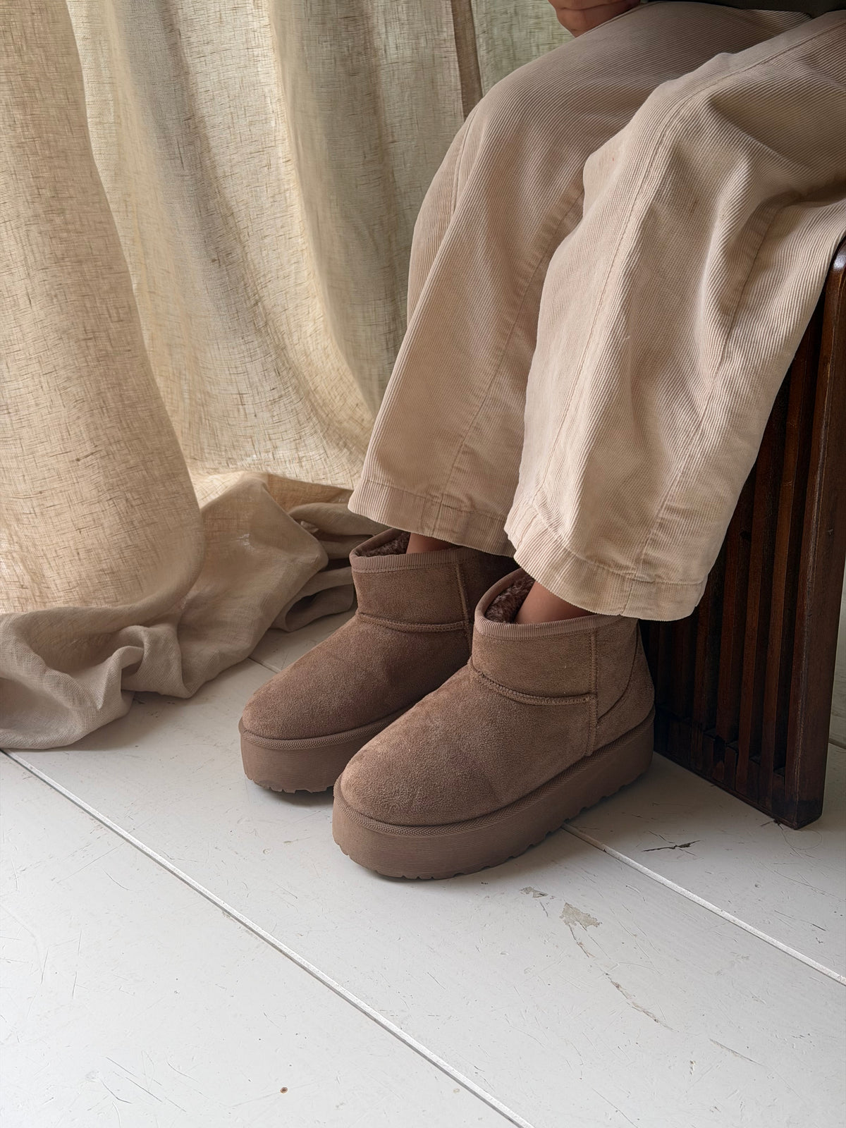 Boots taupe dikke zool - 28 t/m 35