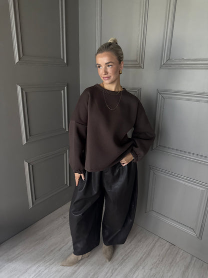 Trui Noeloe comfy bruin