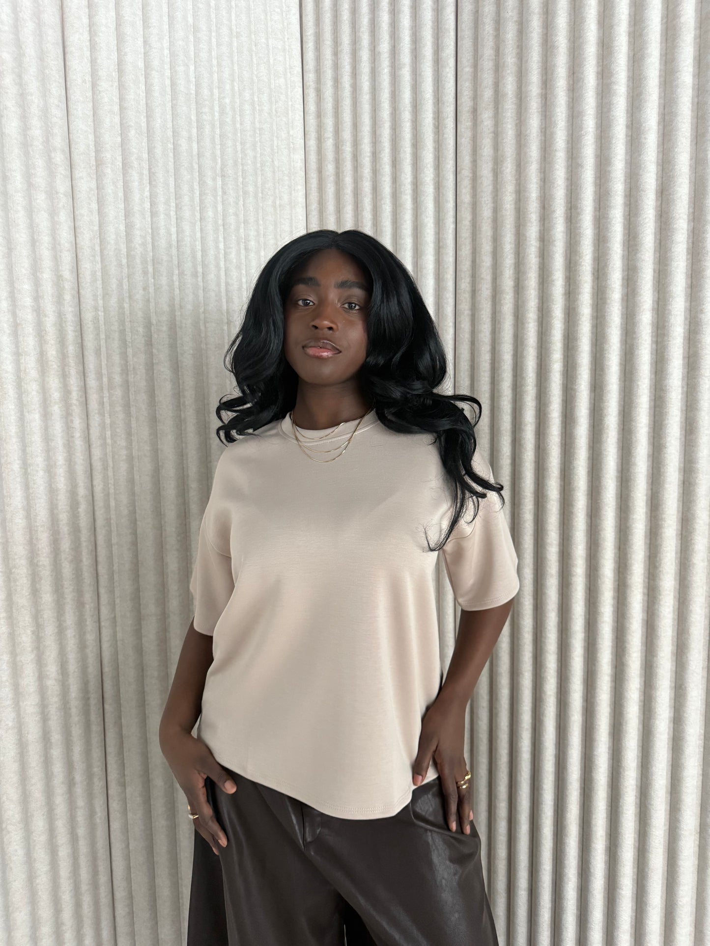 noeloe shirt oversized crème