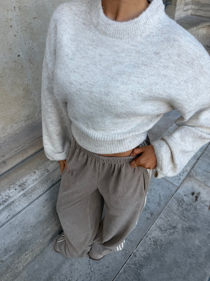 Trui gebreid beige