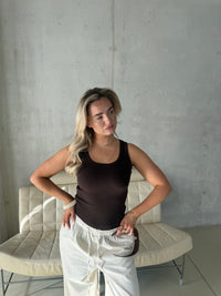 Tanktop bruin