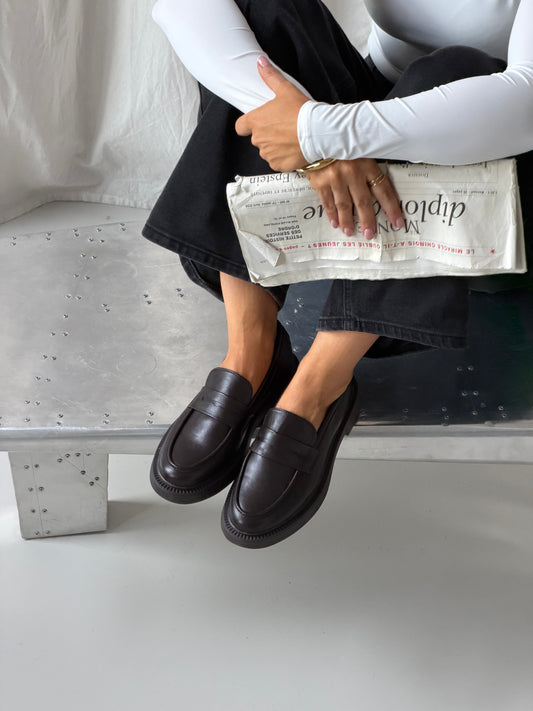 Loafer bruin