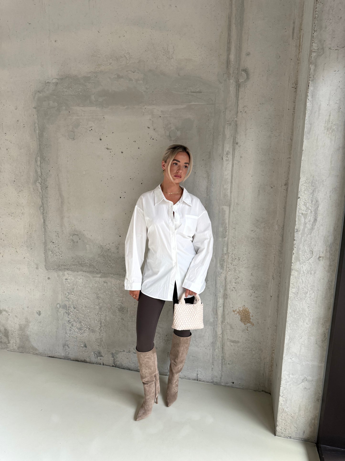 Blouse wit met knoopjes