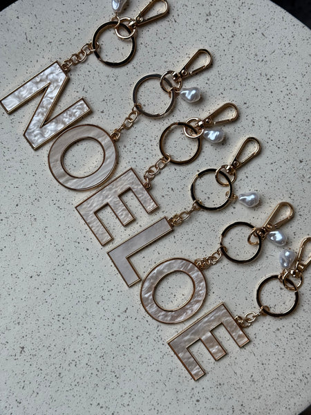 Sleutelhanger letter