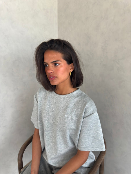 Noeloe t-shirt licht grijs