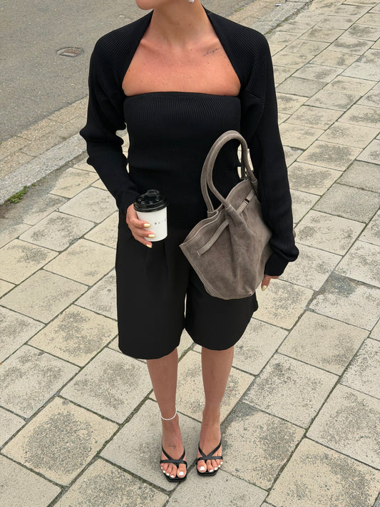 Bolero vest zwart