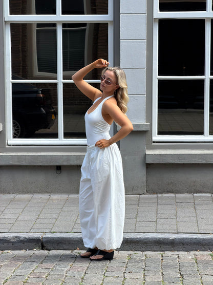 Witte ballon broek