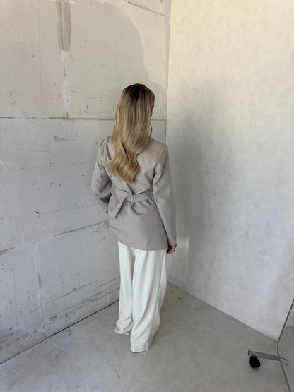Colbert getailleerd taupe