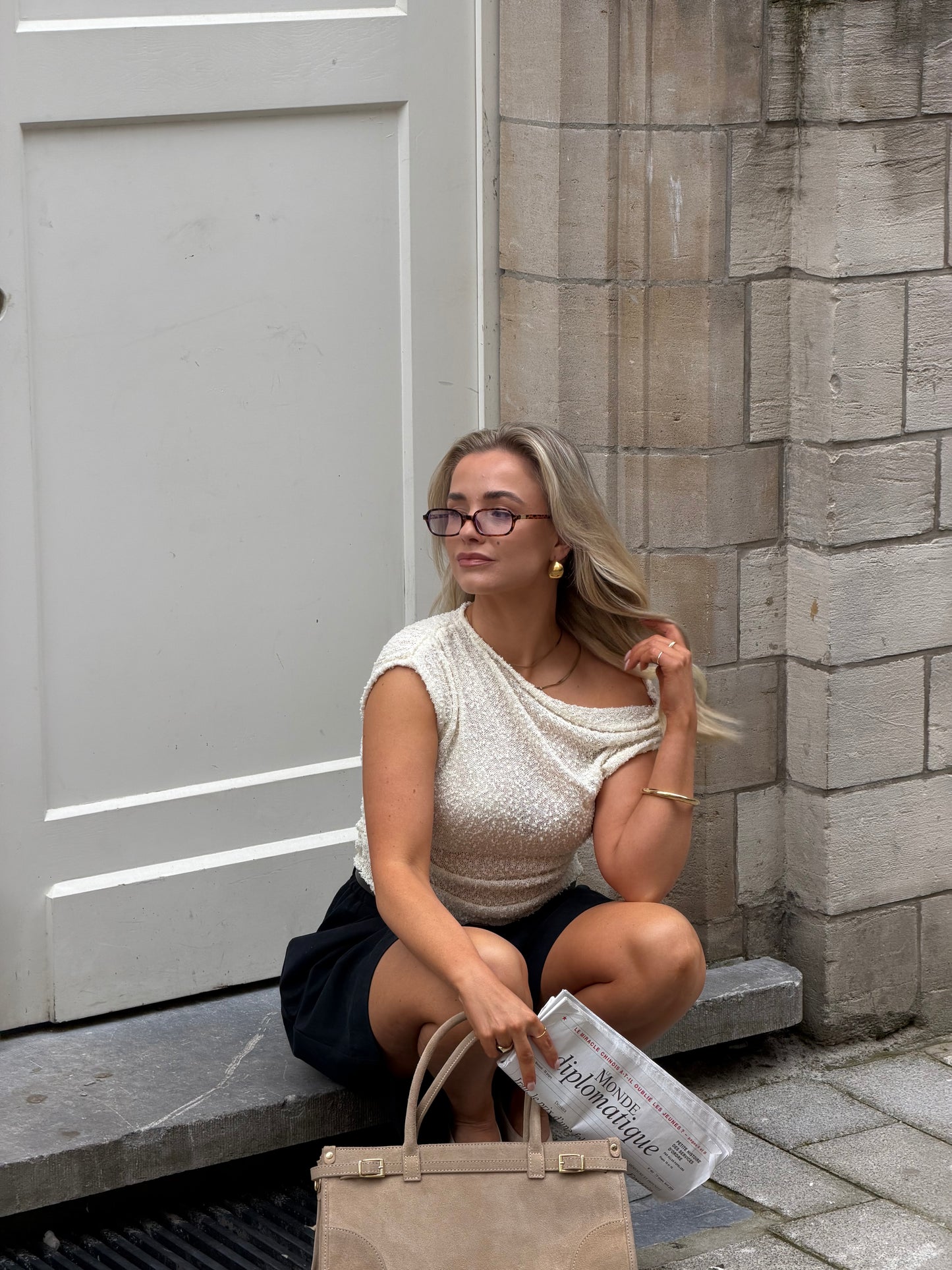 Beige top