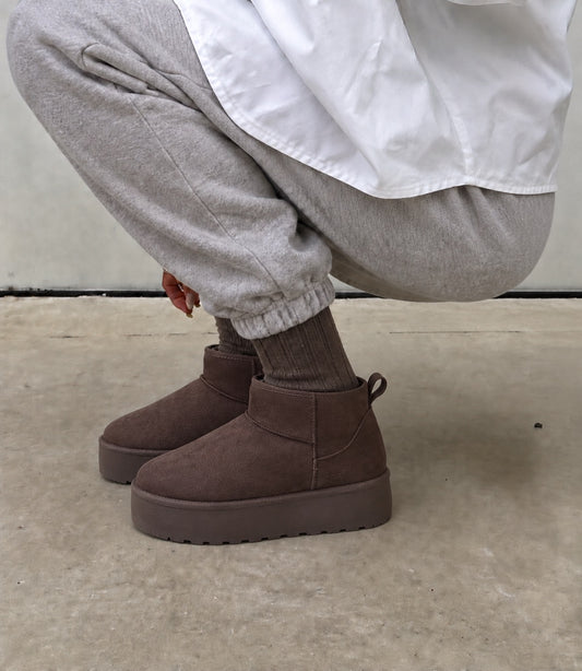 Boots bruin dikke zool - 36 t/m 39