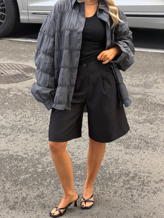 Grijs oversized blouse