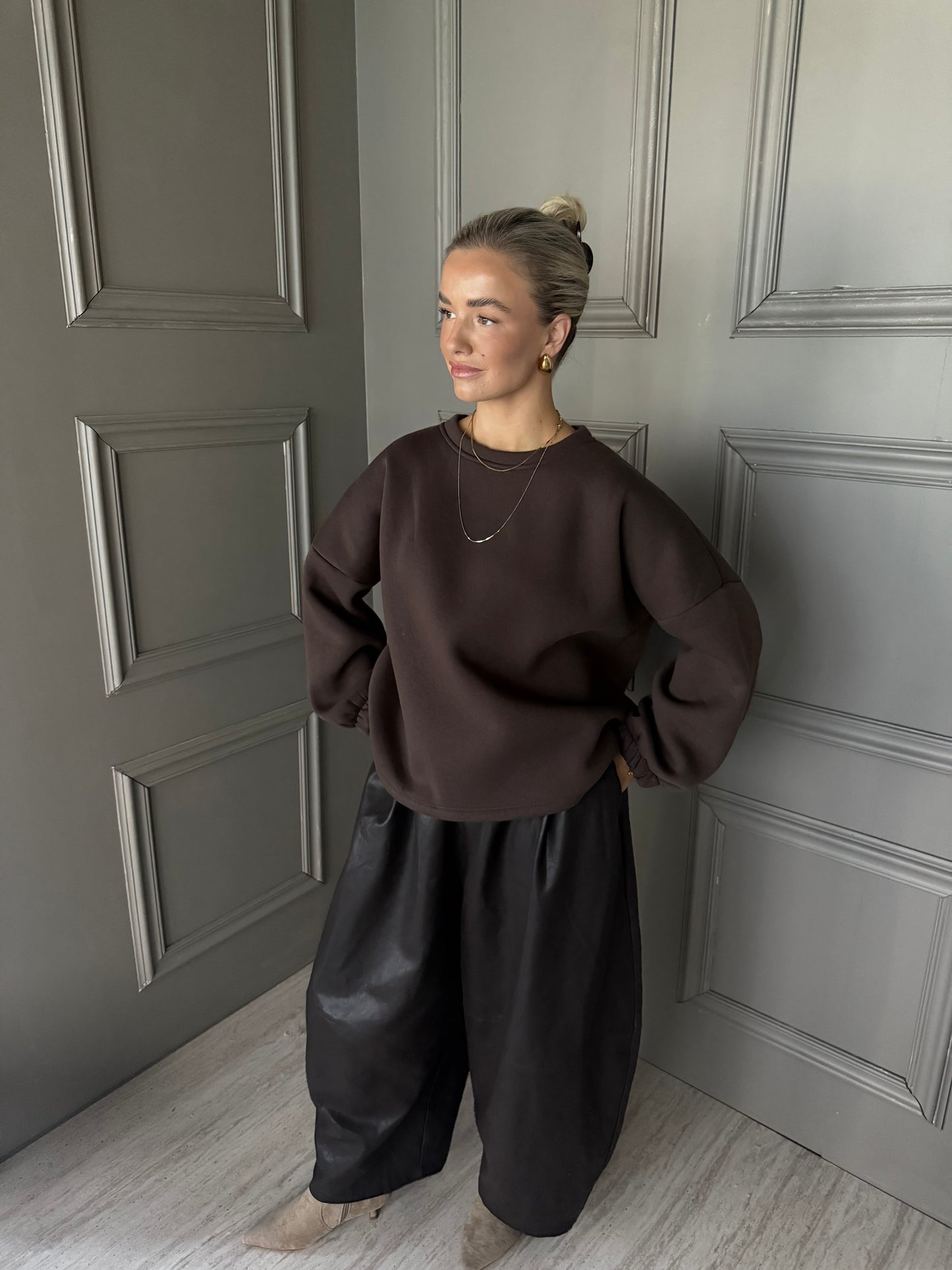 Trui Noeloe comfy bruin