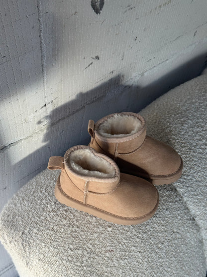 boots beige - 19 t/m 35