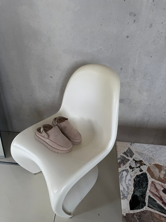 Instapper suède beige