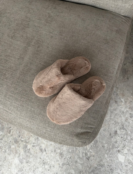 Pantoffel taupe