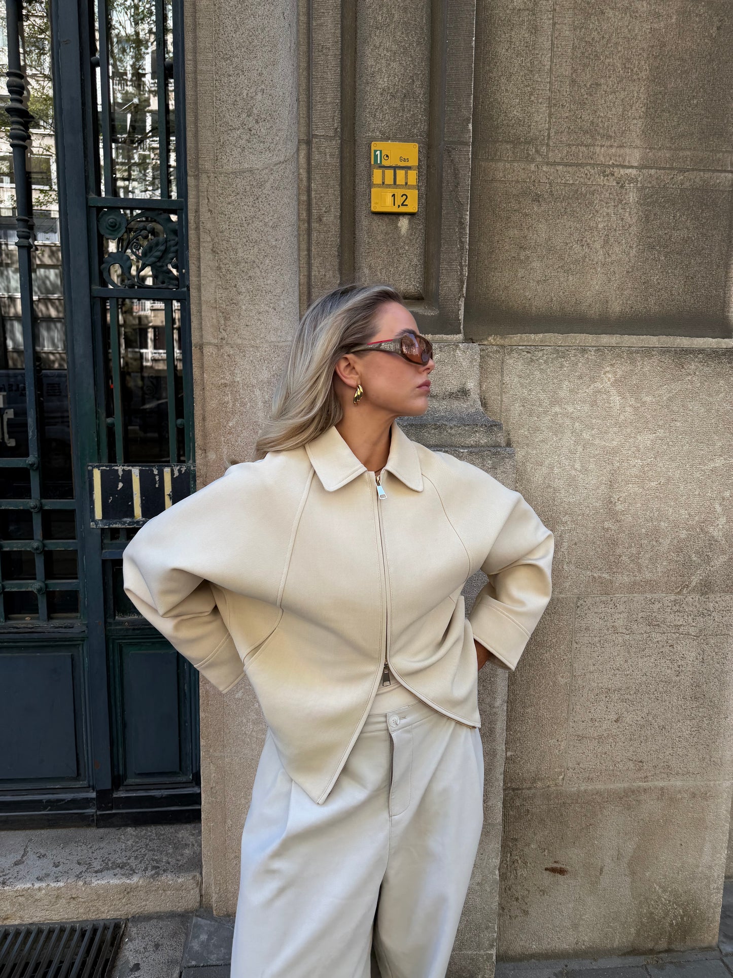 Luxe beige jasje